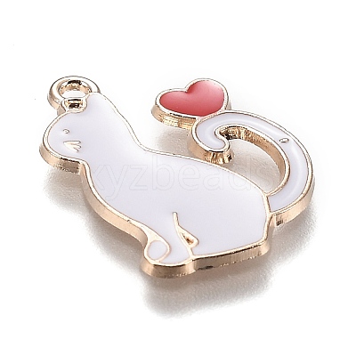 Alloy Enamel Pendants ENAM-O046-01B-1