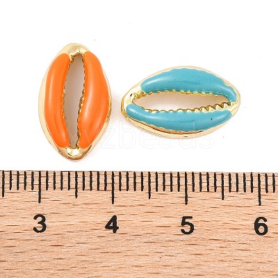 Alloy Enamel Beads PALLOY-T065-25-1