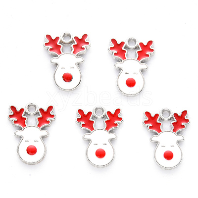 Alloy Enamel Pendants ENAM-S121-013-P-1