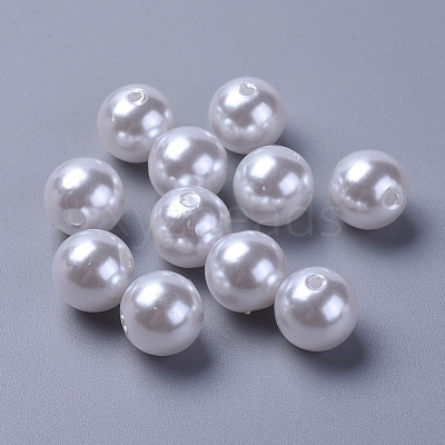 Imitated Pearl Acrylic Beads PACR-20D-1-1-1