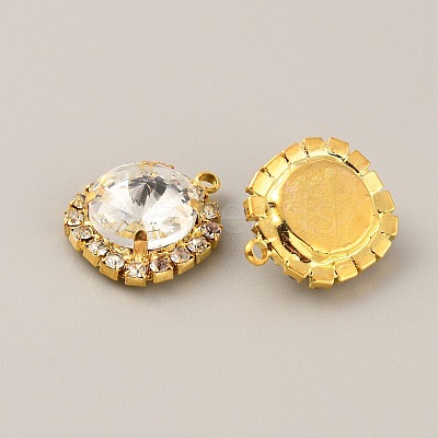 Crystal Glass Rhinestone Pendants RB-TAC0005-06-1