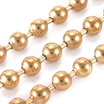 PVD Vacuum Plating 304 Stainless Steel Ball Chains CHS-F009-01D-G-1