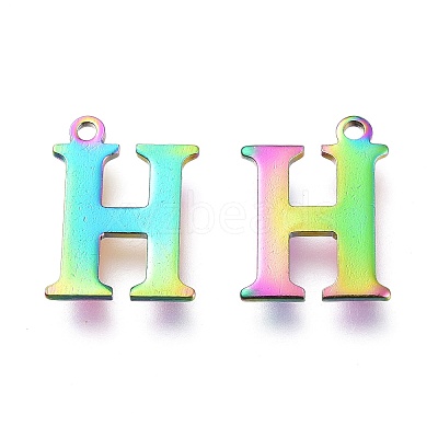 Ion Plating(IP) 304 Stainless Steel Charms STAS-H112-H-M-1