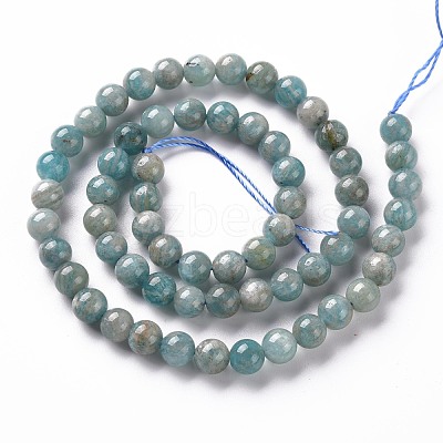 Natural Amazonite Beads Strands G-S333-6mm-005-1