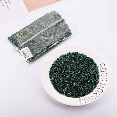 8/0 Glass Bugle Beads SEED-S032-07A-53A-1