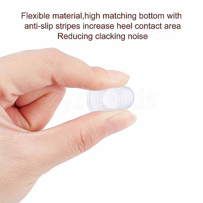 8Pair PVC High Heel Stoppers Protector FIND-GF0002-08B-1