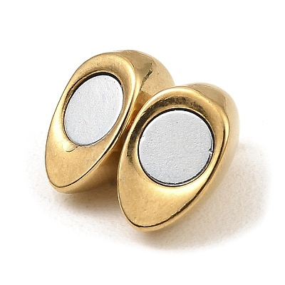 304 Stainless Steel Magnetic Clasps STAS-K265-01A-G-1