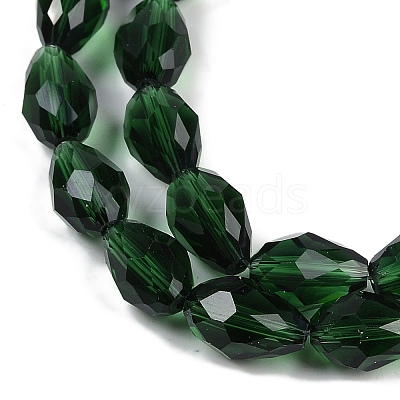 Transparent Glass Beads Strands LS-EGLA-N013-T8mm-D15-1