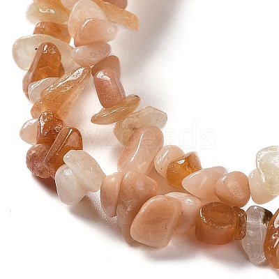 Natural Pink Aventurine Beads Strands G-E607-A13-1