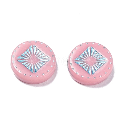 Opaque Acrylic Beads LS-OACR-G016-07J-1