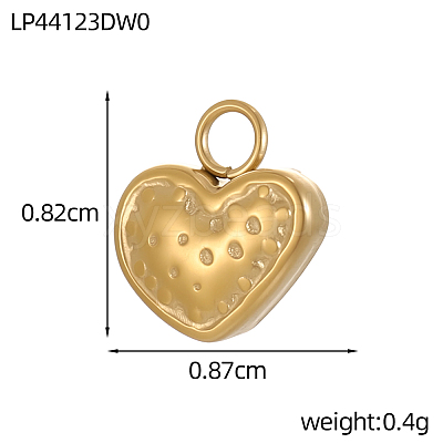 304 Stainless Steel Pendants STAS-OY015-65G-1