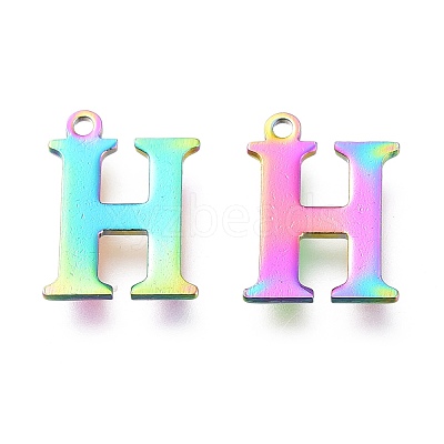 Ion Plating(IP) 304 Stainless Steel Charms STAS-H112-H-M-1