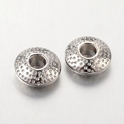 Tibetan Style Alloy Spacer Beads TIBEB-R011-P-LF-1