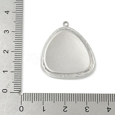 304 Stainless Steel Pendant Cabochon Settings for Enamel LS-STAS-L293-03P-1