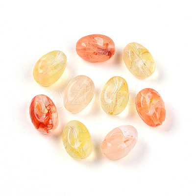 Transparent Acrylic Beads TACR-T028-38E-1