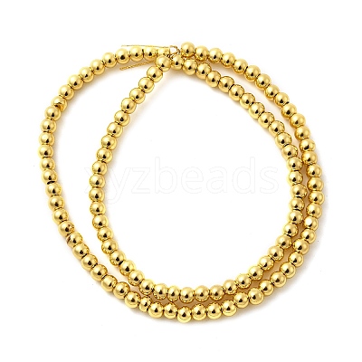 Electroplate Glass Beads Strands EGLA-F166-01A-1
