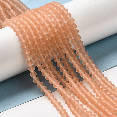 Imitate Austrian Crystal Frosted Glass Beads Strands LS-EGLA-A039-T2mm-MD15-1