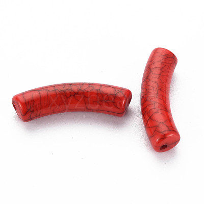 Opaque Crackle Acrylic Beads MACR-S372-002N-009-1