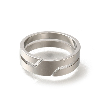 304 Stainless Steel Rings for Women RJEW-S238-07P-1