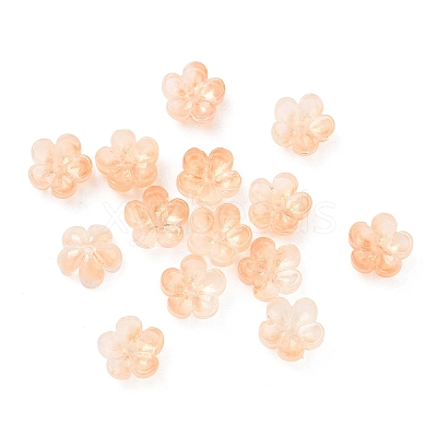 Dyed & Heated Glass Bead Caps GLAA-C042-01A-1