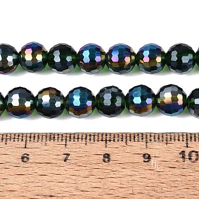 Transparent Glass Beads Strands GLAA-Q107-02A-12-1