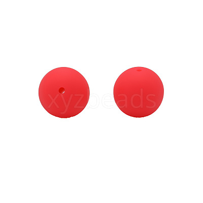 Round Food Grade Eco-Friendly Silicone Beads SI-JX0066A-03-1