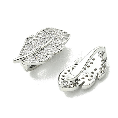 SHEGRACE Bras Micro Pave Clear Cubic Zirconia Snap Clasps XGRQ5F095-808P-1