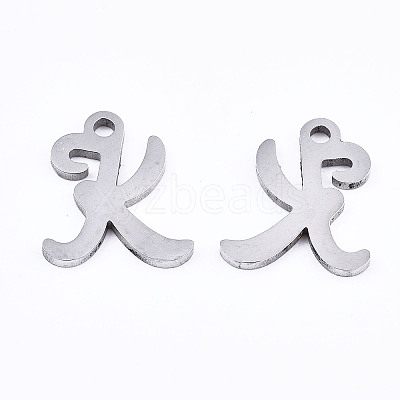 Non-Tarnish 201 Stainless Steel Charms LS-STAS-T044-217P-K-1
