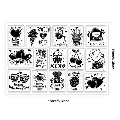 Custom PVC Plastic Clear Stamps DIY-WH0448-0381-1