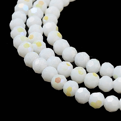 Opaque Glass Beads Strands EGLA-A035-P4mm-L01-1