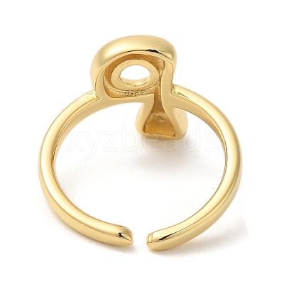 Brass Open Cuff Rings RJEW-U008-06P-G-1