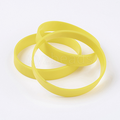 Silicone Wristbands Bracelets BJEW-J176-180-19-1