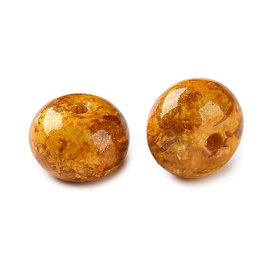 Baking Paint Opaque Glass Beads GL-CBAF5F7-01B-1