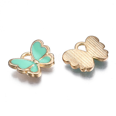 Alloy Enamel Charms ENAM-S121-070F-1