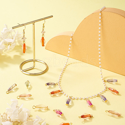 100Pcs Acrylic Pendants PALLOY-TAC0296-1