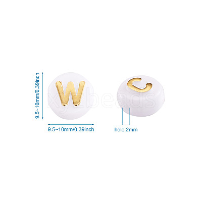 Plating Acrylic Beads SACR-CW0001-01-1