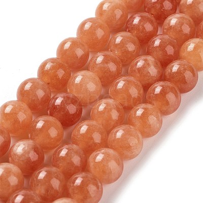 Dyed Natural Malaysia Jade Beads Strands G-G021-02C-12-1