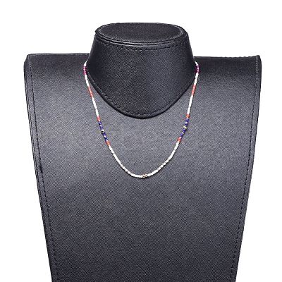 Seed Beaded Necklaces NJEW-JN02659-03-1