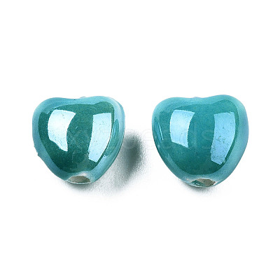 Glazed Porcelain Beads PORC-T007-21-03-1