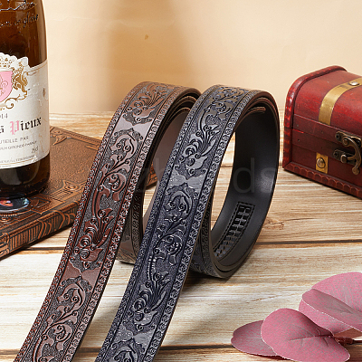Cowhide Leather Men's Waist Belt Strap Accessories FIND-WH0111-498B-1