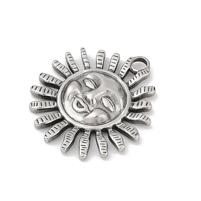 304 Stainless Steel Pendants STAS-D366-01I-P-1