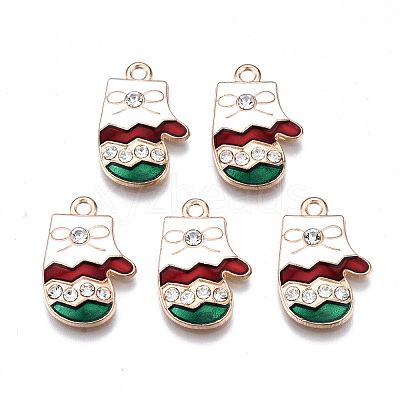 Alloy Enamel Pendants ENAM-Q442-032-RS-1