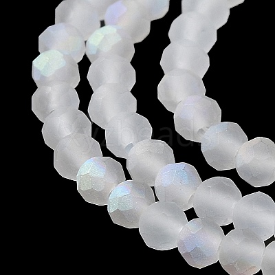 Transparent Glass Beads Strands EGLA-A044-T8mm-MB19-1