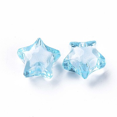 Transparent Acrylic Beads TACR-S152-02A-754-1