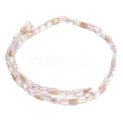 Electroplate Glass Beads Strands EGLA-P068-01A-03-1