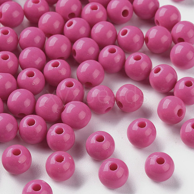 Opaque Acrylic Beads MACR-S370-C8mm-A13-1