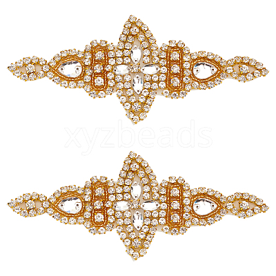Alloy Rhinestone Ornmament Accessories DIY-WH0021-82G-1