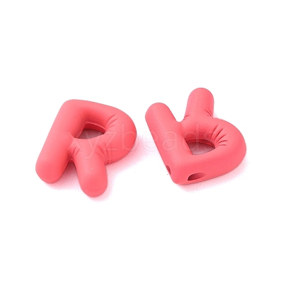 Spray Painted Alloy Pendants FIND-C062-08R-1