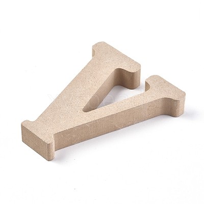 Letter Unfinished Wood Slices DIY-WH0162-62V-1