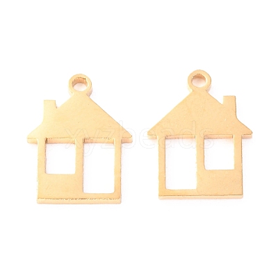 304 Stainless Steel Charms STAS-O142-39G-1